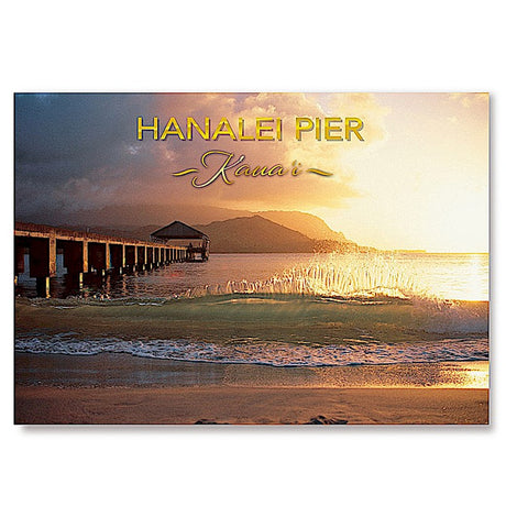 Postcard 4X6, Hanalei Pier