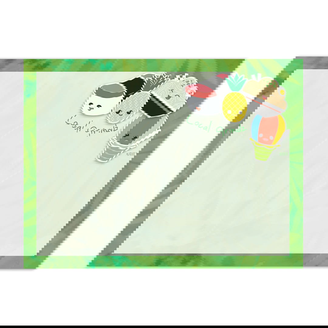 Rectangle Stick'n Notes, Local Grindz