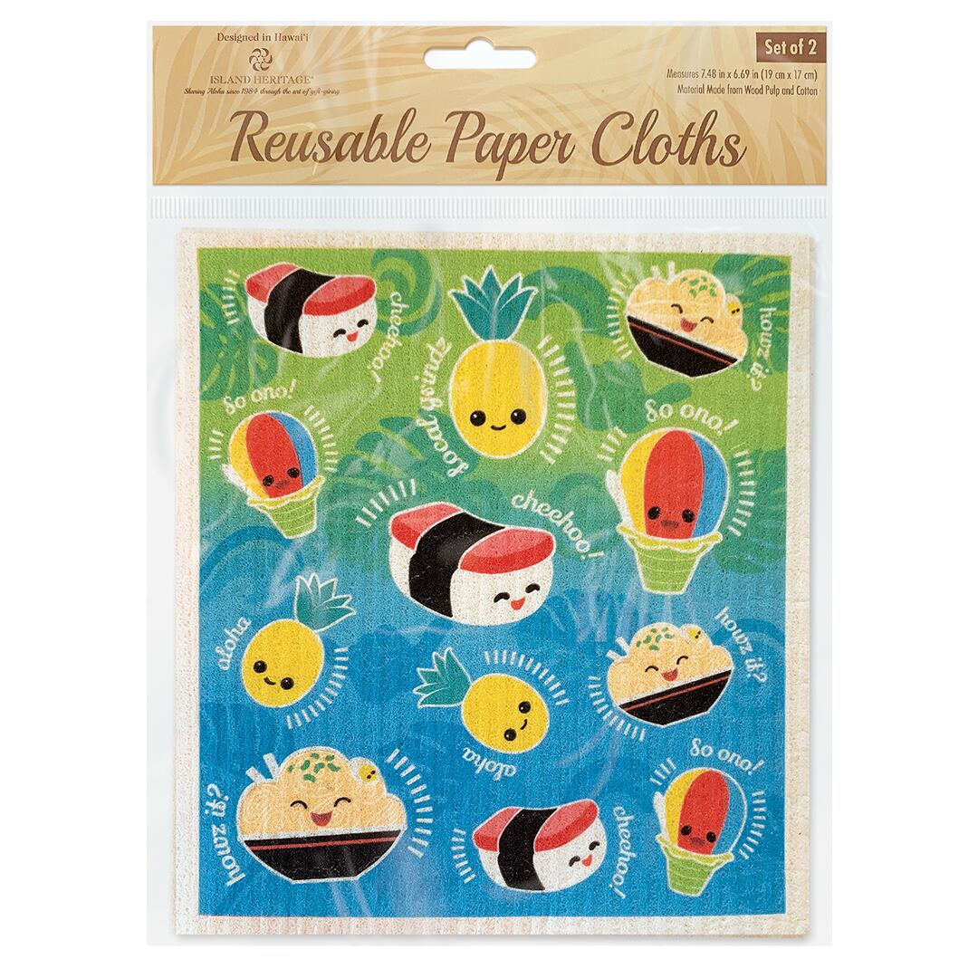 Reusable Paper Cloths, Local Grindz