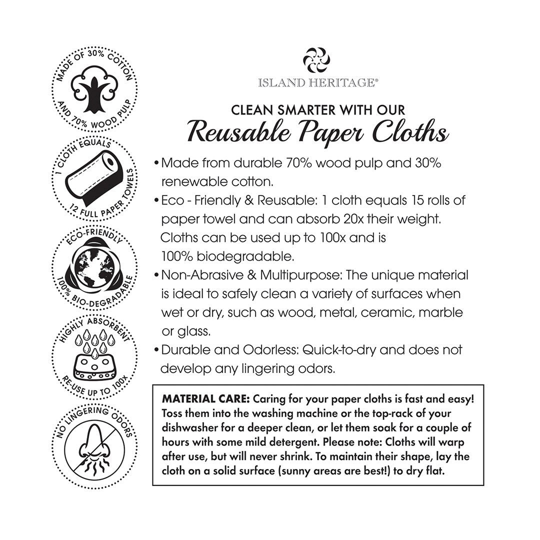 Reusable Paper Cloths, Local Grindz