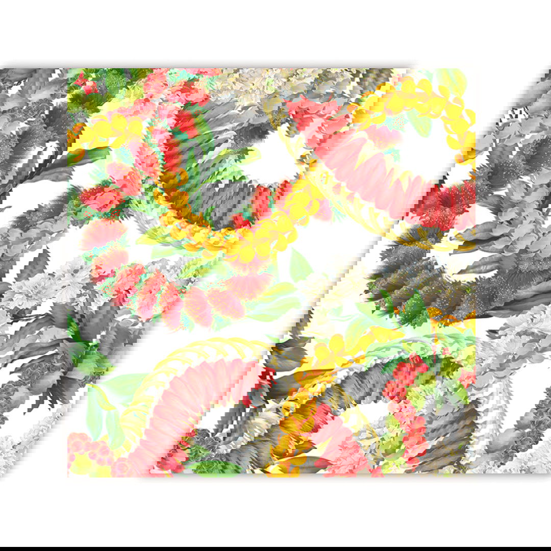 Rolled Gift Wrap, Leis of Beauty NEW!