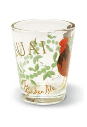 Short Shot Glass, Kauai Vintage Montage