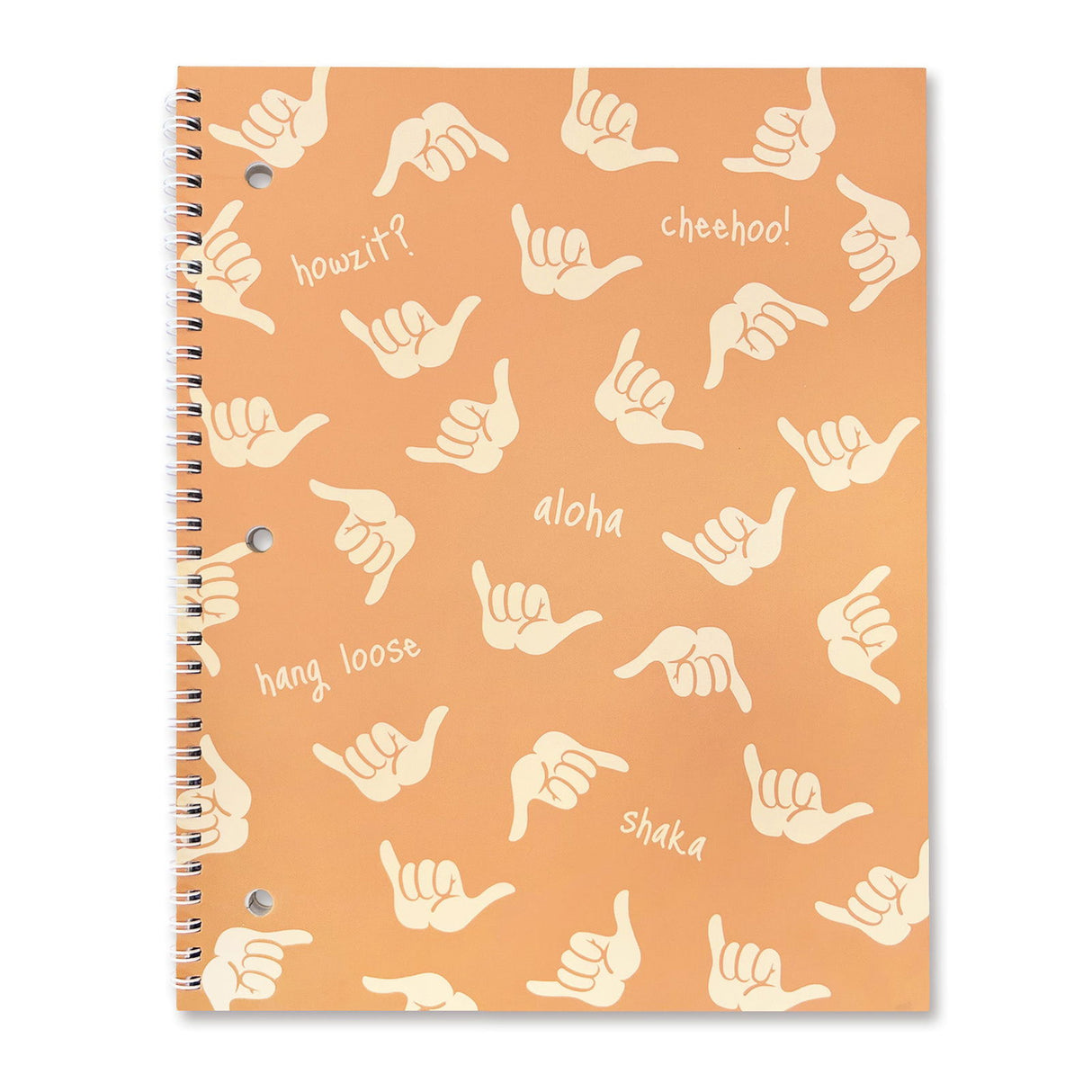 Spiral Notebook, Shaka – Orange