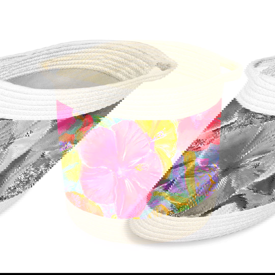 Storage Baskets, Hibiscus Impression - Small