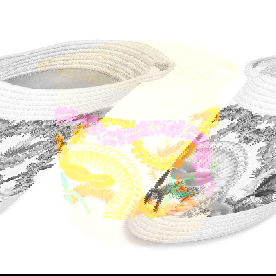 Storage Baskets, Leis of Aloha