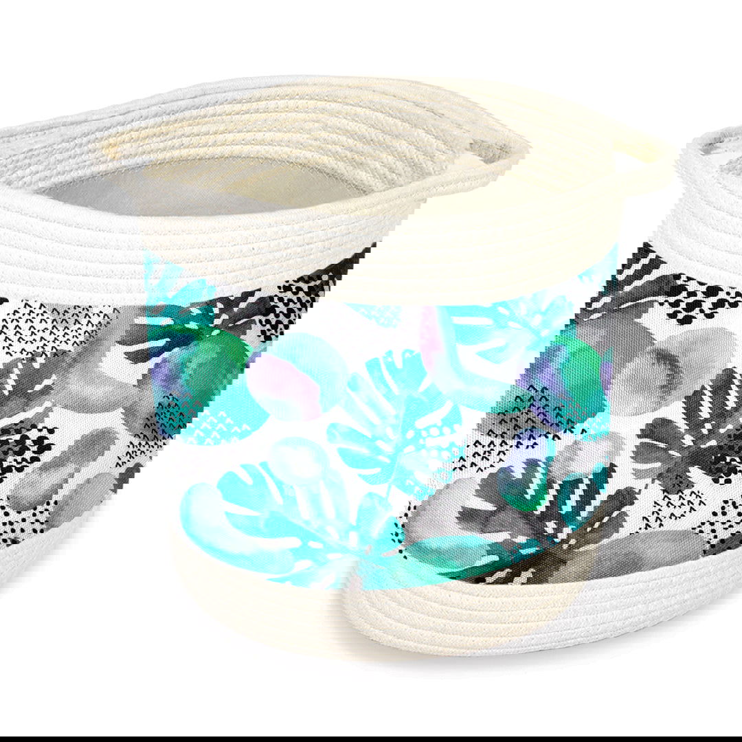 Storage Baskets, Midnight Monstera - Medium