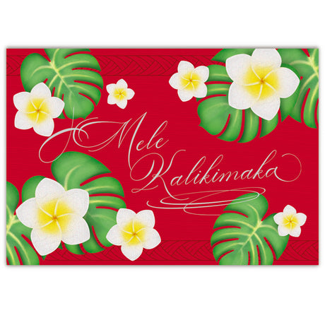 Supreme Box Mele Kalikimaka 12 Pack Cards, Elegant Holidays