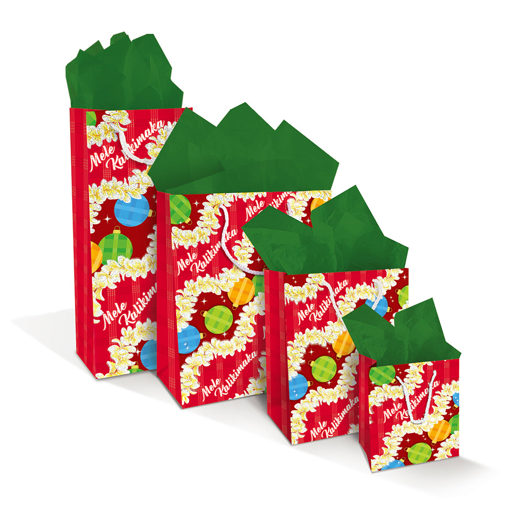 Wine Gift Bag, Aloha Kalikimaka