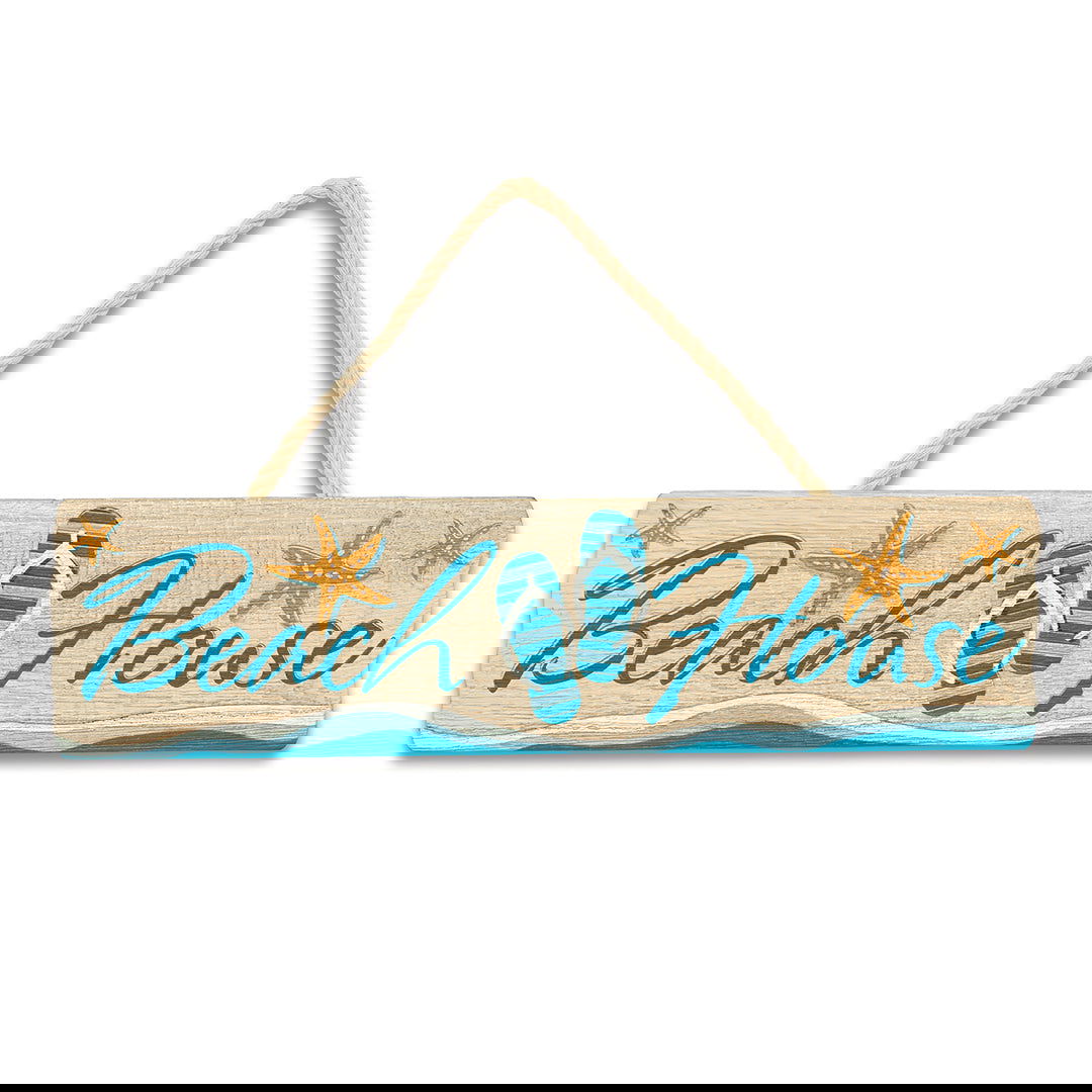 Wooden Hanging Signs, Beach House