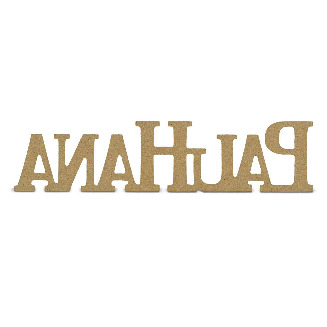 Wooden Laser-Cut Sign, Pau Hana