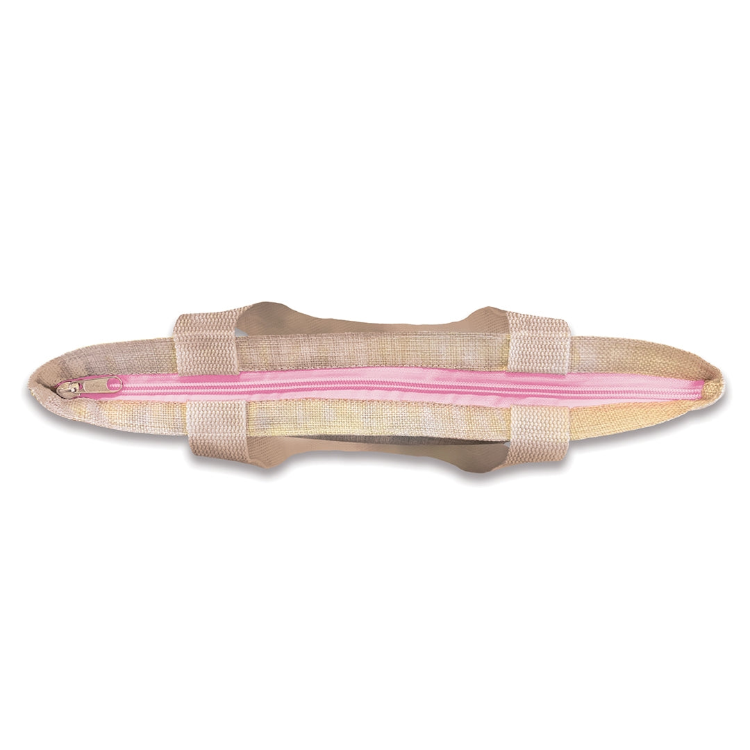 Woven Tote with Zipper, Leis of Aloha