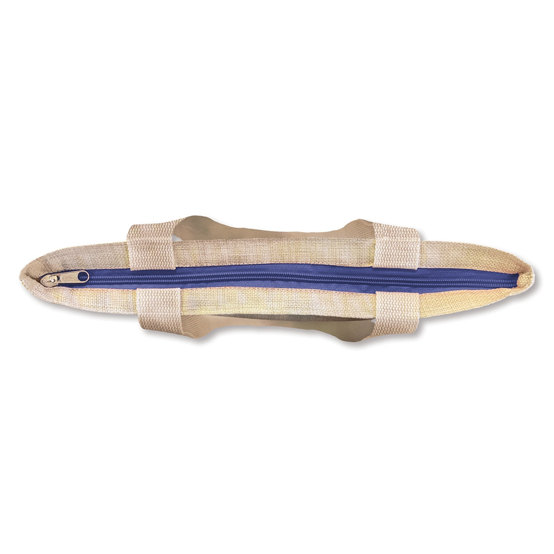 Woven Tote with Zipper, Ocean of Friends