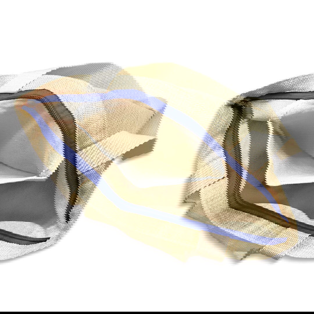 Woven Tote with Zipper, Ocean of Friends