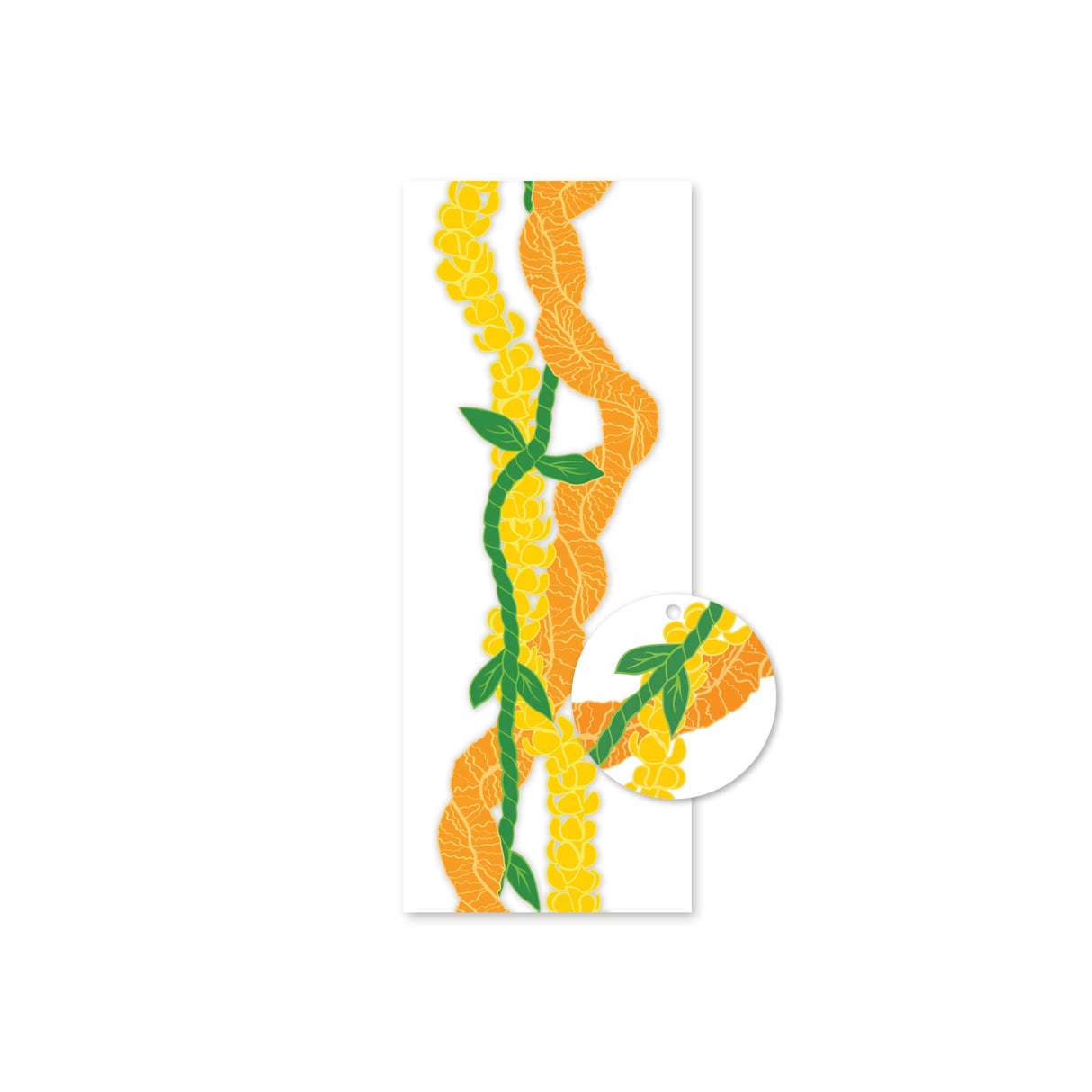 Front view of the Candy Lei Kit, Leis of Aloha, showcasing the packaged set with vibrant Hawaiian-inspired designs
