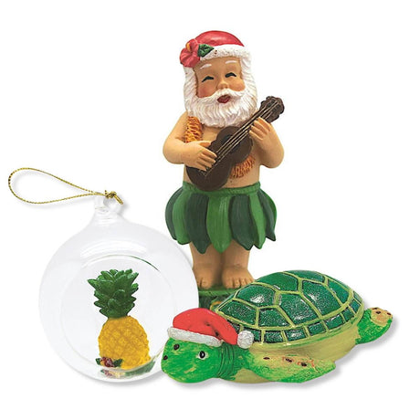 Hawaiian-Themed Ornaments – Tropical Holiday Keepsakes