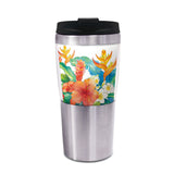 16 oz. Stainless Steel Tumbler, Island Garden