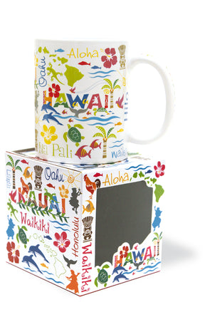 10 oz. Boxed Mug, Hawaiian Adventures with Box