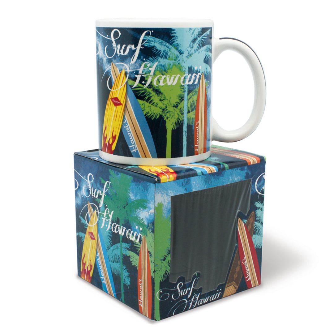 10 oz. Boxed Mug, Surf Hawaii