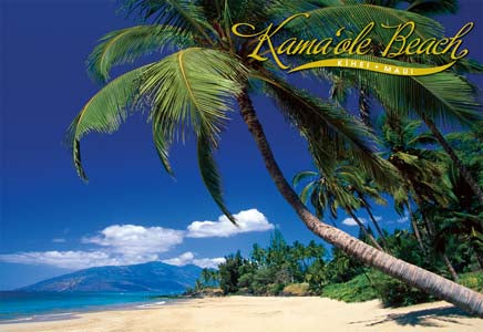 50-Pack Maui Postcards, Kamaʻole Beach, 4x6