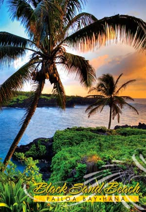 50-Pack Maui Postcards, Pailoa Bay, Hana, 4x6