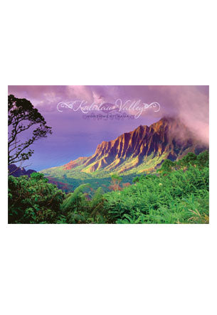 50-Pack Kauai Postcards, Kalalau Valley, 4x6