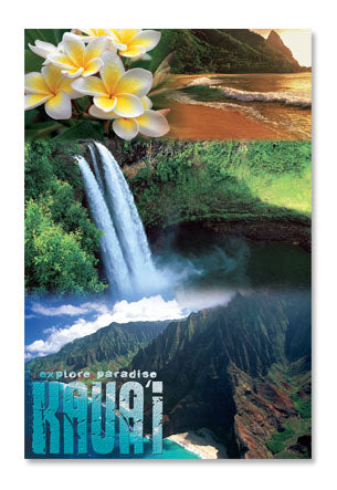 50-Pack Kauai Postcards, Explore Paradise Kauai, 4x6
