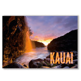50-Pack Kauai Postcards, Queen's Bath Waterfall, 4x6