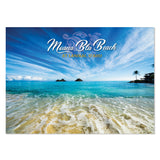 25-Pack Oahu Postcards Moana Blu Beach 5x7