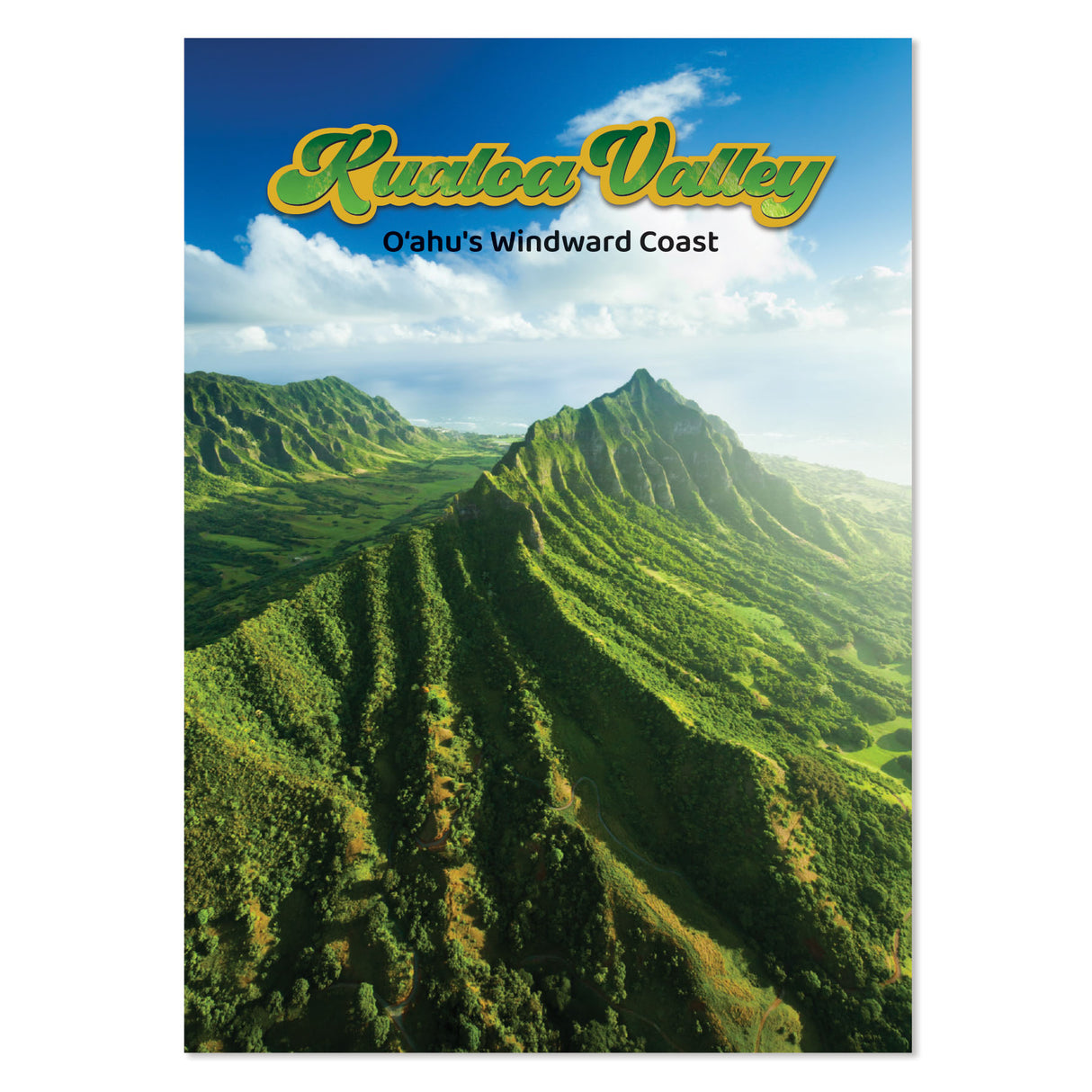 25-Pack Oahu Postcards Kualoa Valley 5x7