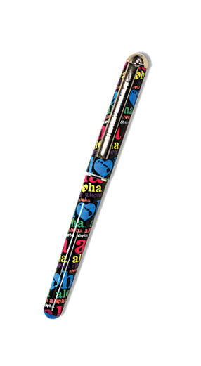 Hawaii Techno Black Single Rollerball Pen