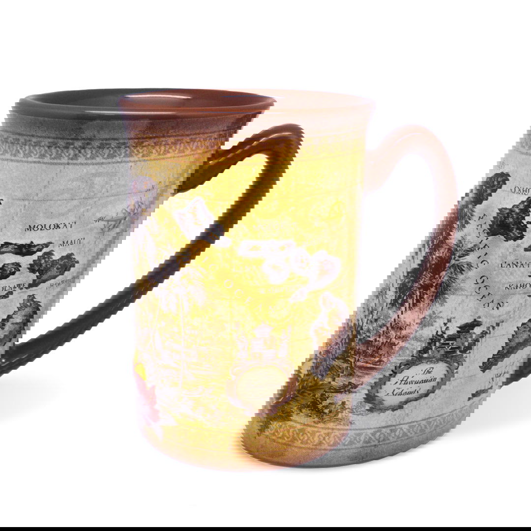 14 oz. Embossed Mug, The Hawaiian Islands  