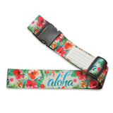 Sangle de bagage, motif floral Aloha
