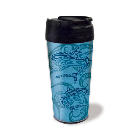 16 oz. Thermal Tumbler, Tribal Shark