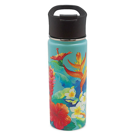 18.6 oz. Island Flask, Island Garden - Teal  