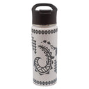 18.6 oz. Island Flask, Tribal Hook - White  