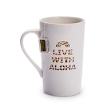 18 oz. Mug, Live with Aloha  