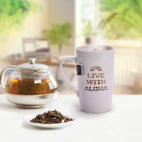 18 oz. Mug, Live with Aloha  