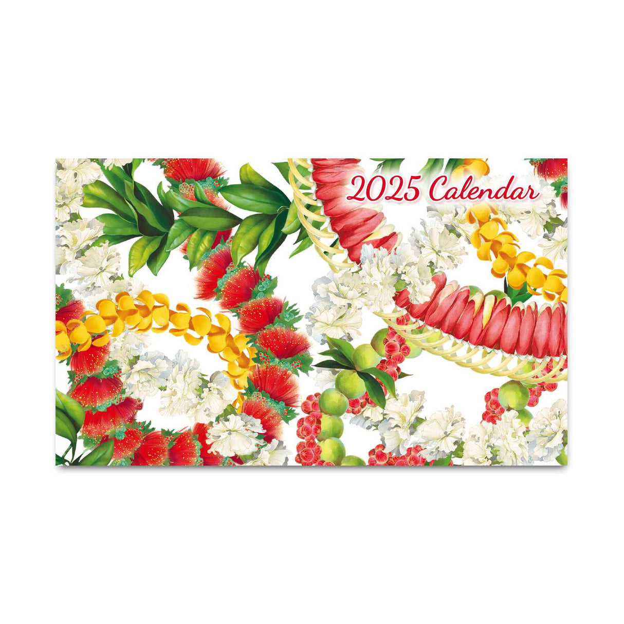 Leis of Beauty: 2025 Pocket Calendar featuring colorful Hawaiian lei designs