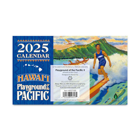 2025 Pocket Calendar, Playground of the Pacific  