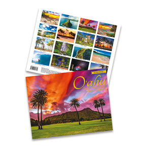2026 calendar with pictures of Oahu