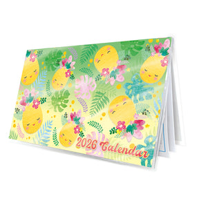 2026 pocket calendar with pineapple design