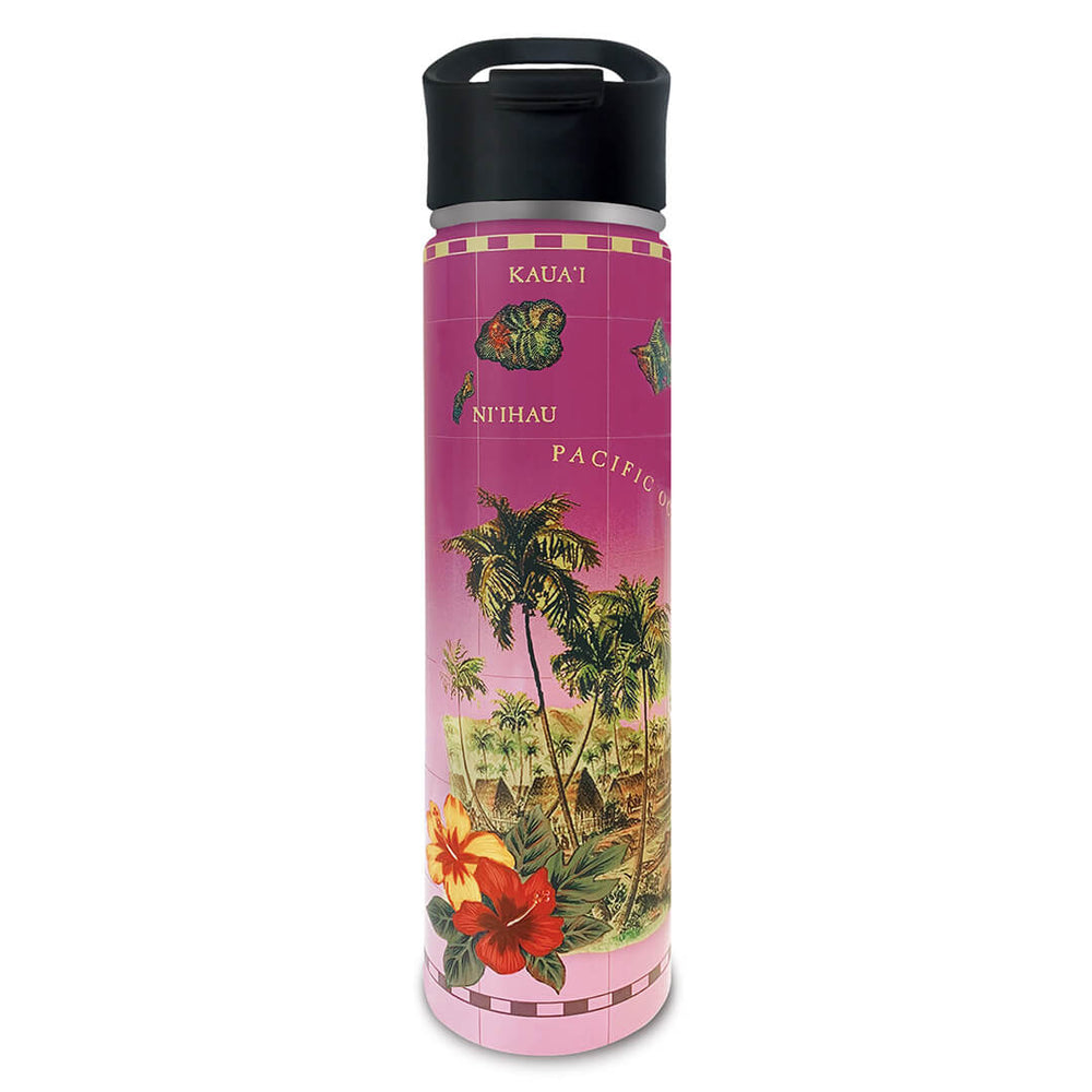 25 oz Island Flask, Islands of Hawaii  