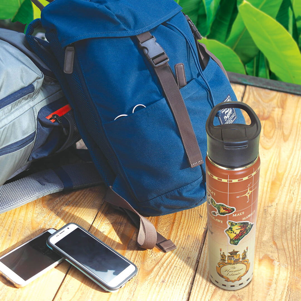 25 oz Island Flask, Islands of Hawaii  