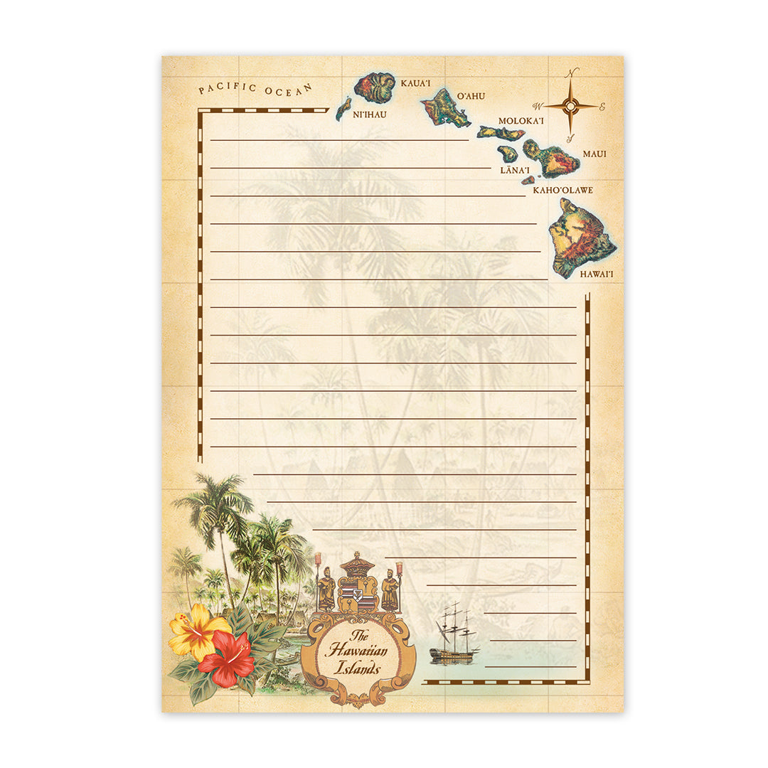 Notepad, Islands of Hawaii