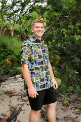 Surf Town Mens Aloha Shirt