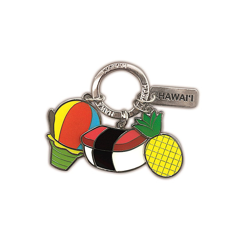 3-Charm Keychain, Local Grindz