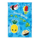Microfiber Kitchen Towels 2 Set, Local Grindz
