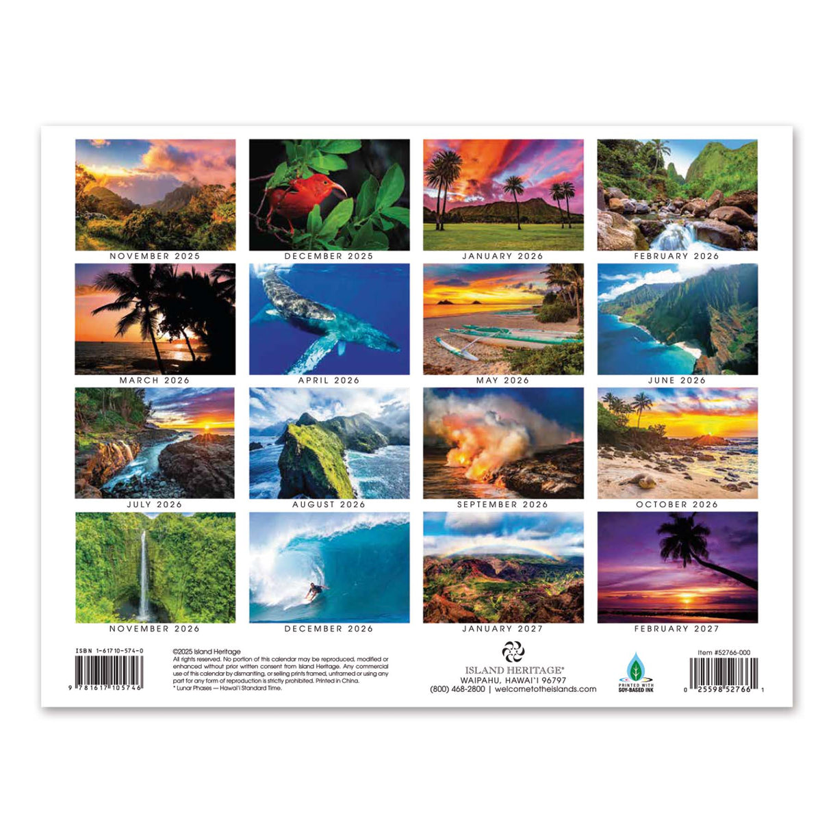 2026 Trade Calendar, Hawai‘i, the Best of the Aloha State