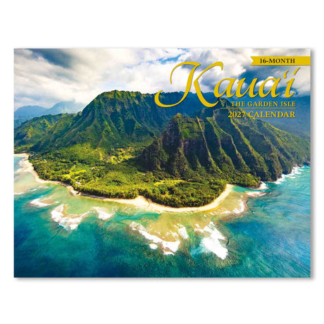 2027 Trade Calendar, Kaua‘i, The Garden Isle