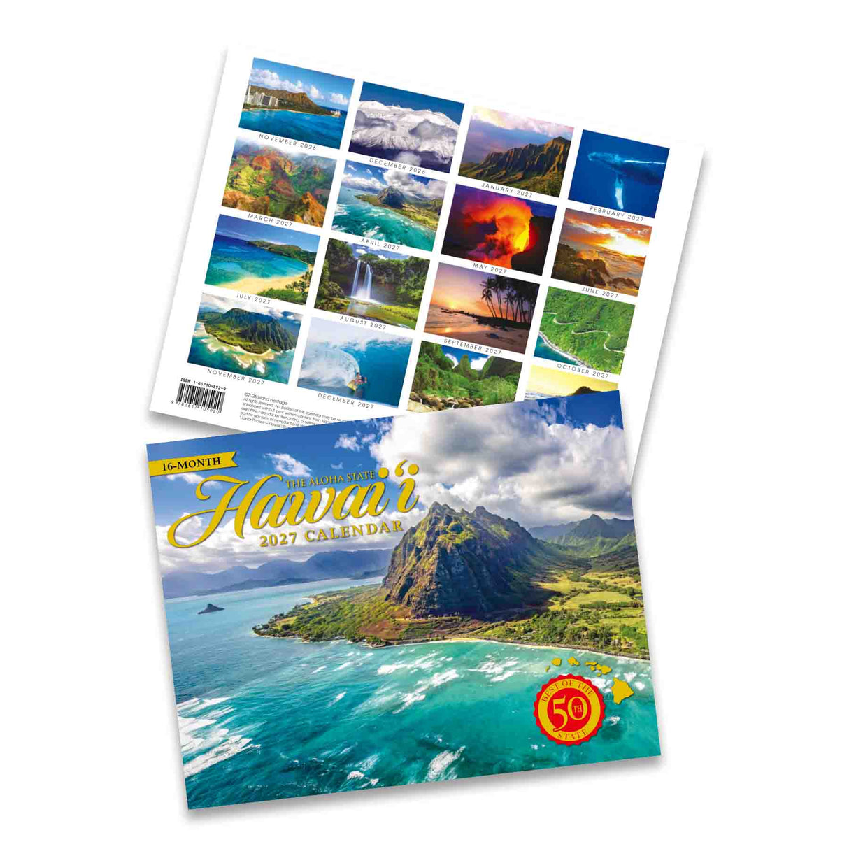 2027 Trade Calendar, Hawai‘i, the Best of the Aloha State